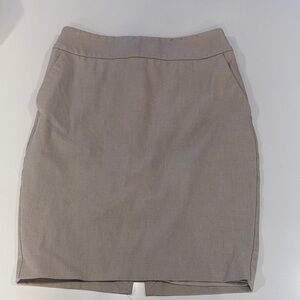 Express Tan Pencil Skirt